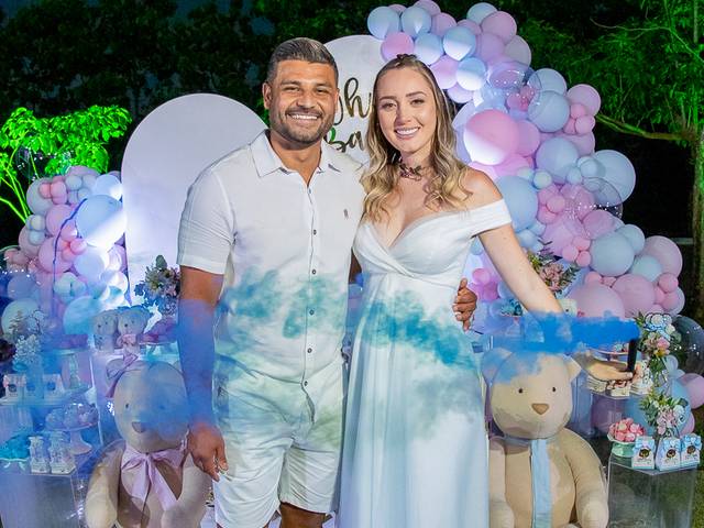 Gestante de Flaviany e Ederson + Antony