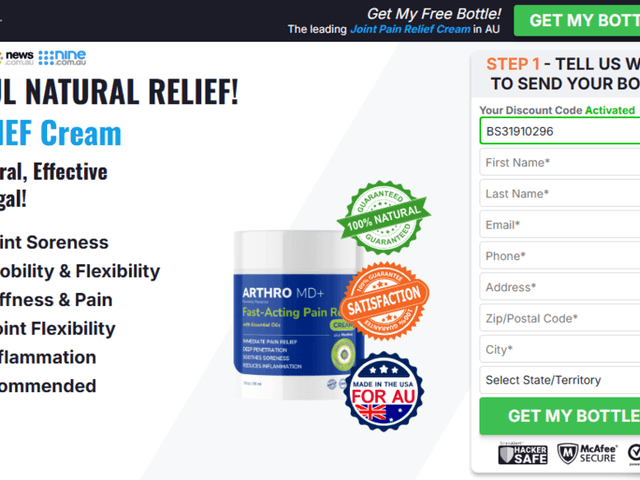 Health of https://www.facebook.com/arthromdcreamaupainrelief