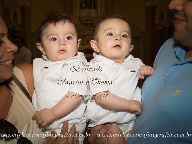 Aniversário infantil e Batizado de Batizado Martin e Thomas