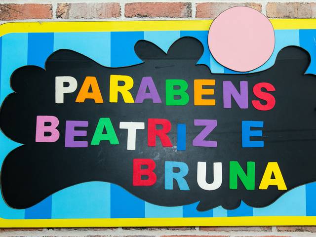 Aniversário infantil e Batizado de Aniversário das meninas Bia e Bruna