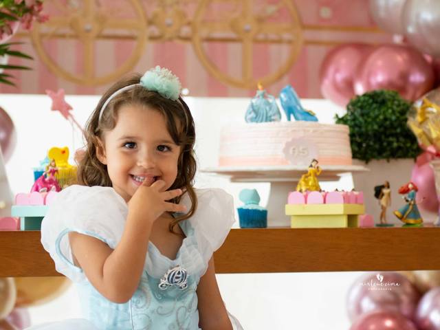 Aniversário infantil e Batizado de Ana Sofia - 3 anos