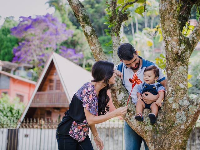 Ensaio Familia de 1 ano Benjamim