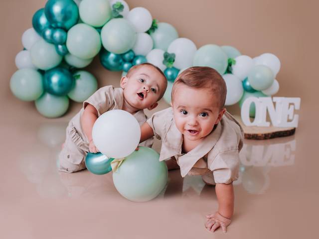 Infantil de Smash the cake do Artur e Pedro