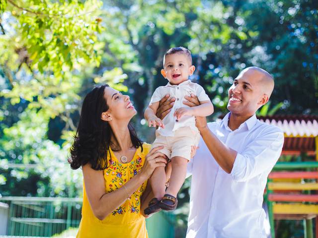 Ensaio Familia de Primeiro aninho do Gael