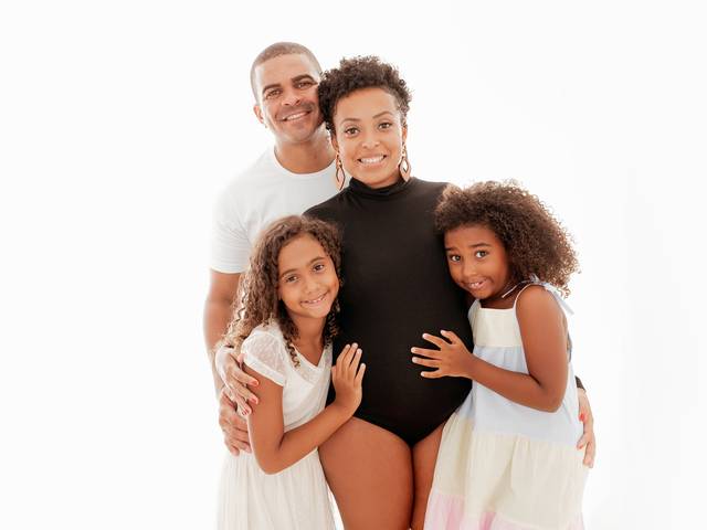 Gestante de À espera da Iza