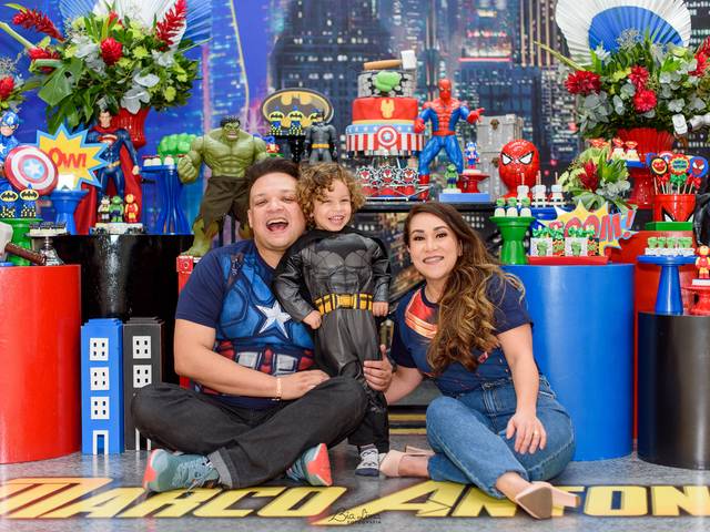 Aniversário de Aniversário Marco Antônio - Liga da Justiça