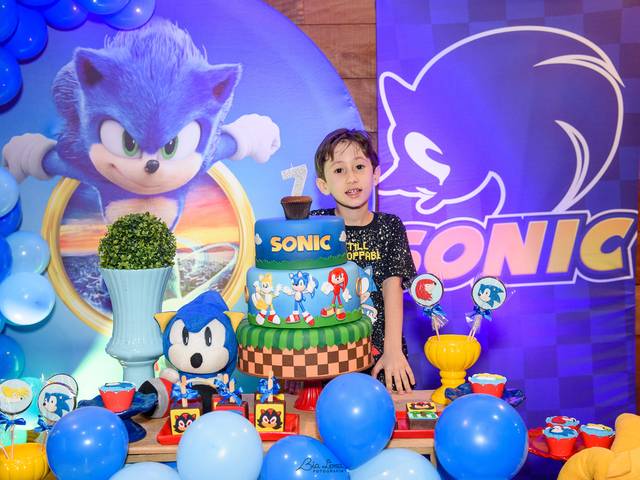 Aniversário de Aniversário Pedro 7 anos - Sonic - Buffet VillAlegre 