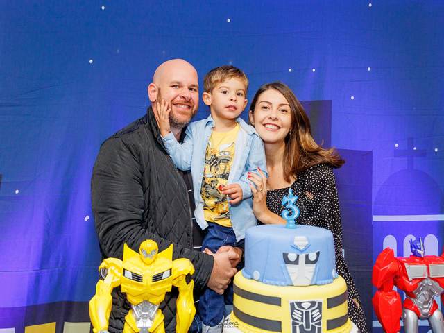 Aniversário de Aniversário Miguel 3 anos - Transformers