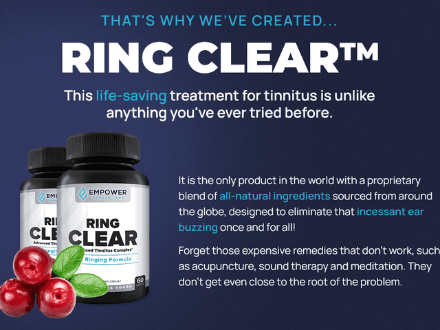 Health of Ring Clear – Natural Tinnitus Relief Formula 