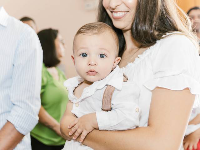 Família e Crianças de Batismo Miguel