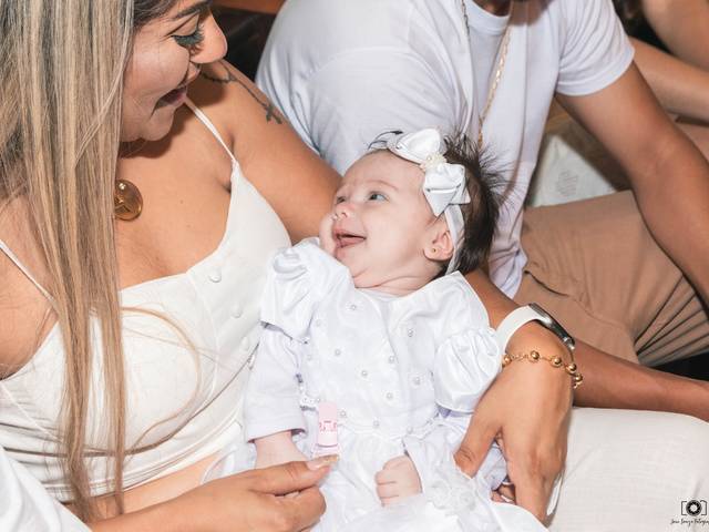 Família e Crianças de Batismo Elisa