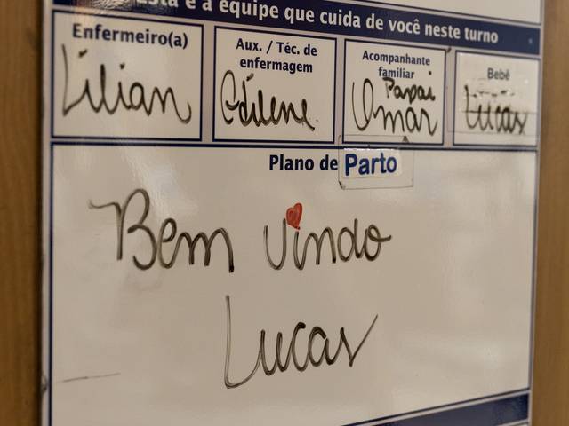Parto de Fernanda e Omar - Lucas