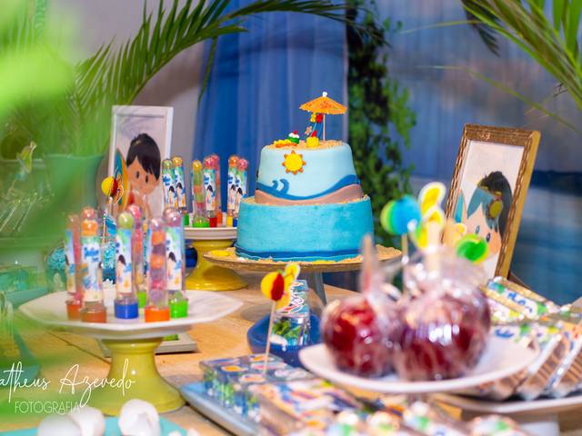 Blog de Festa na Praia- Gustavo - 5 Anos