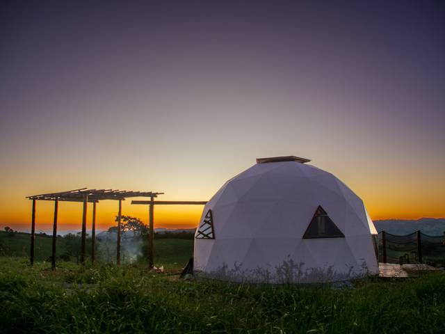 Hospedagem de Hospedagem no Domo Amor na Montanha 💜⛰