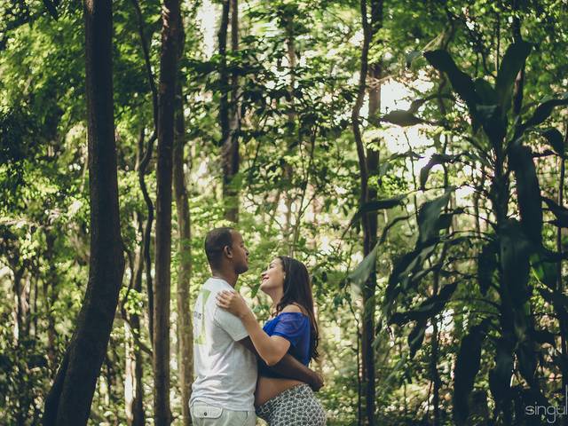 Ensaios de Gestante de Érica e Rafael | A Espera do Davi