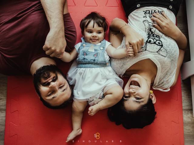 Ensaio de Família de Babi, Artur e Alice