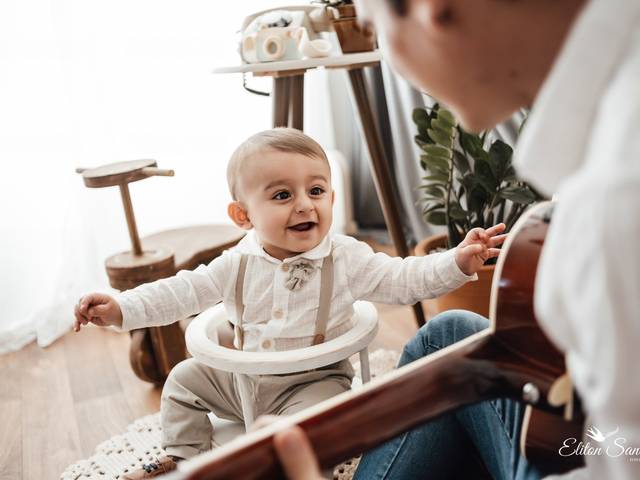 Dia dos Pais de Acompanhamento do Bebê - Murilo {7 Meses}
