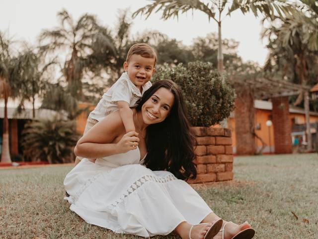 Familia de Ensaio mamãe e bebê, Camila e Davi