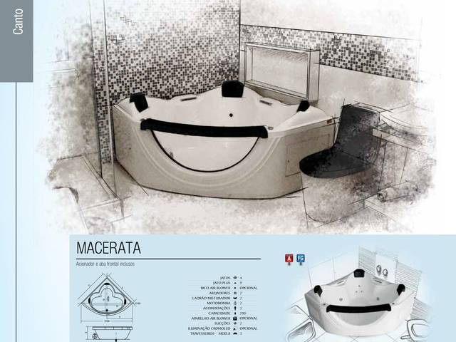 PRODUTOS de Mondialle Banheiras