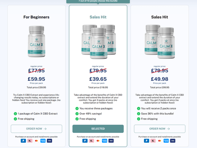 Health of Calm X CBD Capsules UK Price, Offers & Where to Buy Safely Online