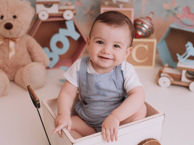 Acompanhamento de 9 meses do Anthony