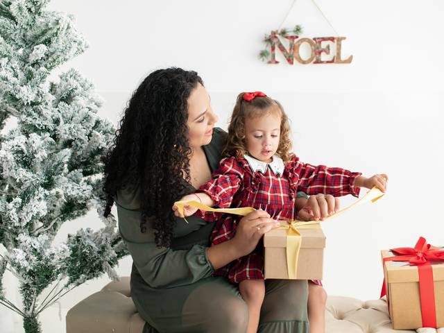 Família de Natal da Luana