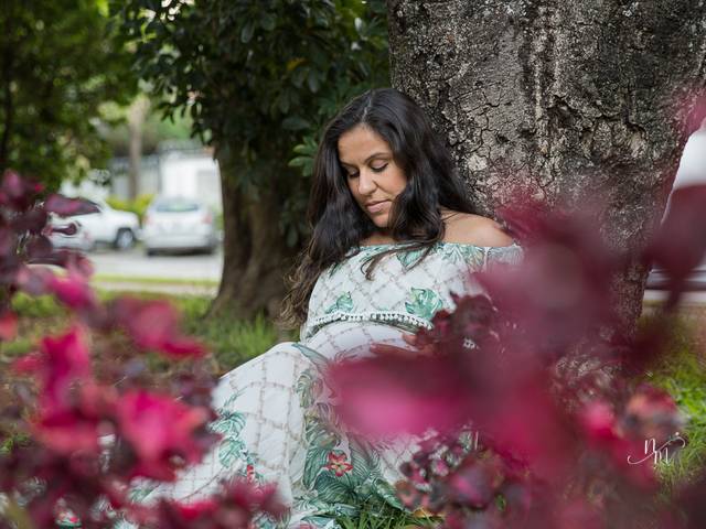 Gestante de Ensaio de Gestante - Flaviana