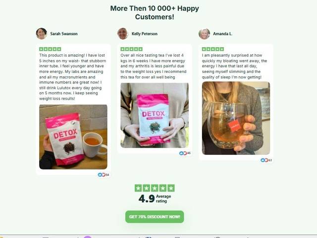 Health of Lulutox Detox Tea Australia – Ingredients, Benefits, and Complaints