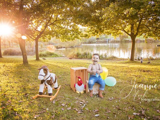 Infantil de Sessão exterior temática do Davi