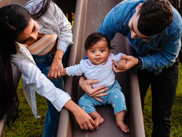 Infantil de Família - Camilla & Gabriel & Helena