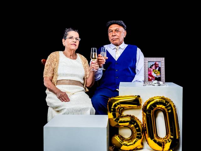 Família de Bodas de ouro, 50 anos de casamento !!!