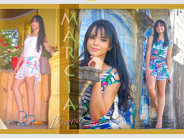 Ensaio Fotográfico de MÁRCIA (BOOK 15 ANOS)