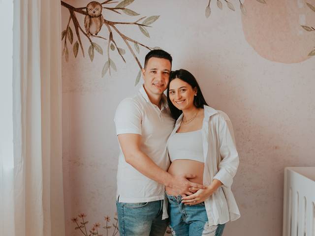 Gestante de Pâmela e Davi esperando Aurora | Gestante | Ensaio em Novo Hamburgo | Fotógrafo de família | São Leopoldo