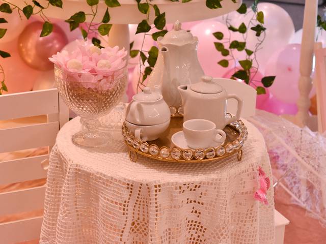 Chá de Bebê de Decoração - Jardim Encantado