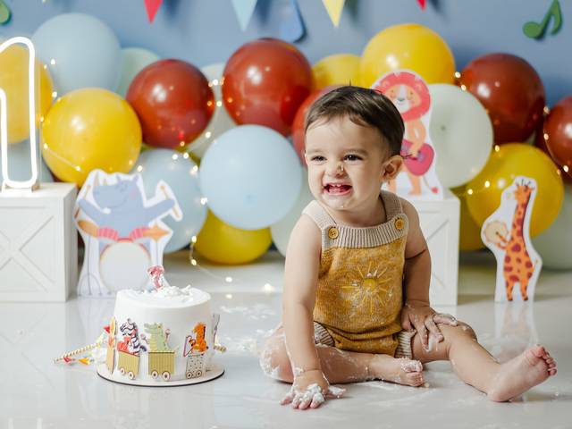 Smash The Cake de Bento 1 Ano