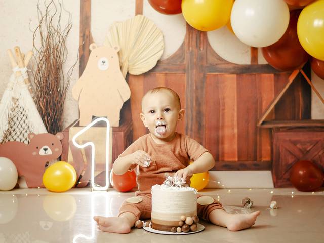Smash The Cake de Oliver, 1 ano
