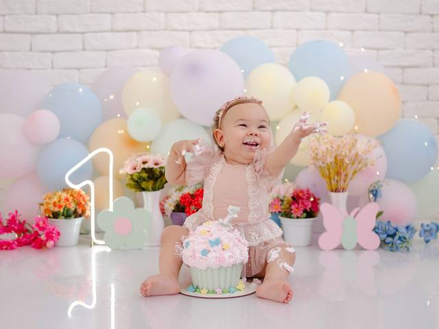 Smash The Cake de Flora 1 ano