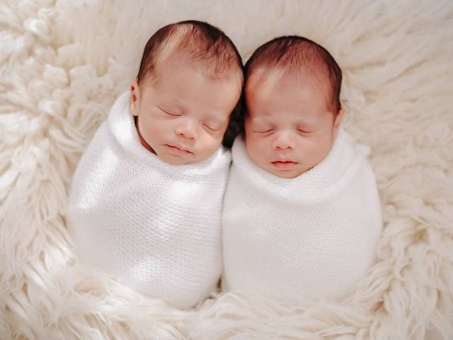 Newborn de Benício e Bernardo 19 dias