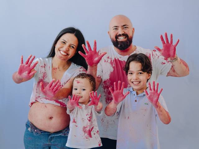 Revelação do Bebê de Revelação da Olívia 