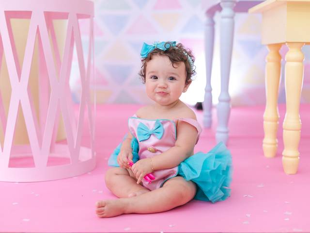 Festa Infantil de Aniversário | Catharina 1 ano | Circo Rosa