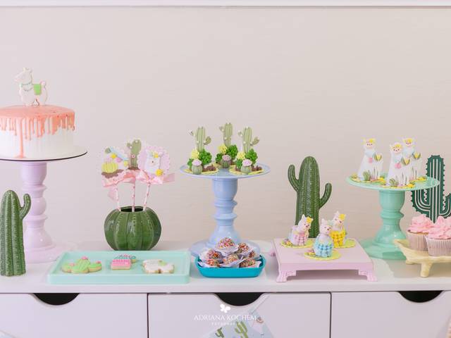 Festa Infantil de Aniversário | Gigi 8 anos | Lhama