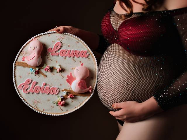 Gestante de Doce espera por Laura e Eloísa