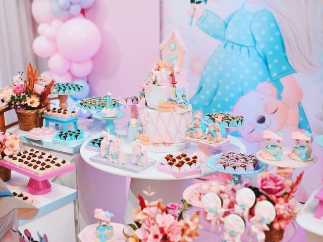 Aniversário / Chá de Bebê de Aniversário Cecília