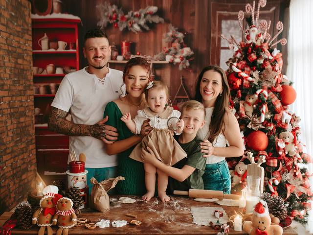 Natal 2023 de Iza, Tiago e Lavínia - Uma delícia de Natal