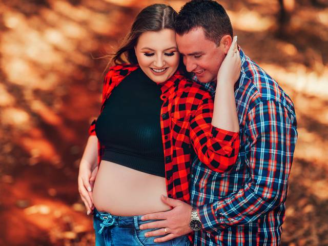 Gestante de Carlos e Pâmela