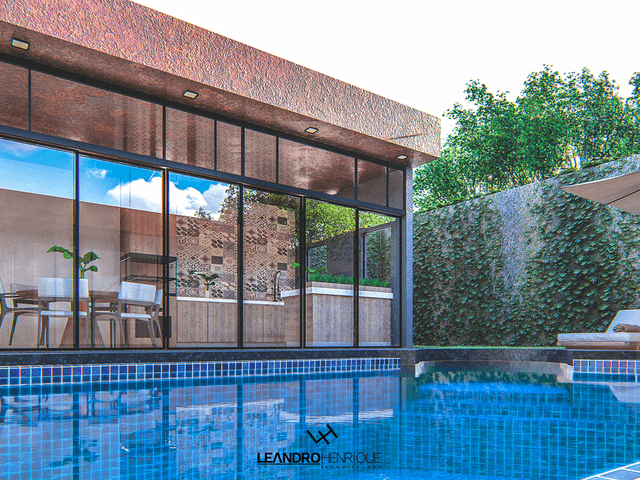 Projeto de Exterior de Área Externa - área gourmet