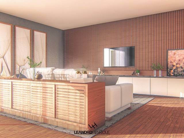 Projeto de Interior de Sala de estar
