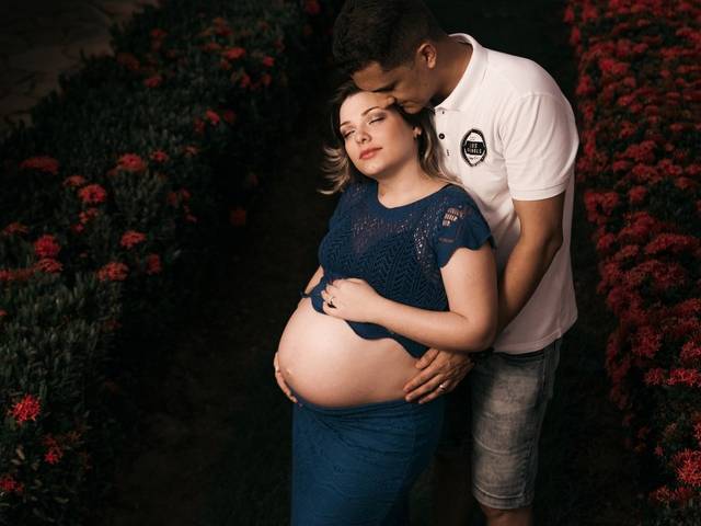 Ensaio Gestante de A espera de Mateus