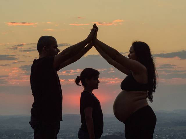 Ensaio Gestante de Ensaio Gestante - Kivia e Eldo a espera de Gêmeos