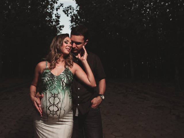 Ensaio Gestante de A espera de Julia